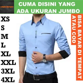 FortKlass FORTGLASS RISRUS FASHION Snowshop XXXL 3XL XXL XL L M S XS Kemeja Cowok Hem Pria Koko Muslim Jumbo Big Size Formal Casual Panjang Polos Kantong Saku Bordir Tengah BIRU MUDA Lis BIRU NAVY Kemeja Koko Pria PUTIH HITAM ABU MERAH MAROON COKLAT SUSU