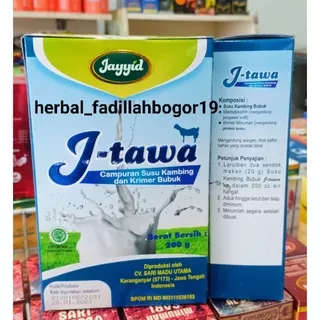 Susu Kambing Etawa Bubuk J-Tawa Vanila Jayyid 200 Gr