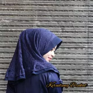 KERUDUNG BRUKAT TERBARU - HIJAB INSTAN BRUKAT DUA LAYER