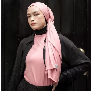 Daw Project DA007 Manset Premium Atasan Inner Tanpa Lengan Bahan Spandek Rayon Warna Dusty Pink