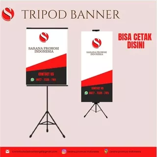 Tripod Banner / Tripod Poster / Stand Poster / Stand Banner / Tripod 2 Sisi