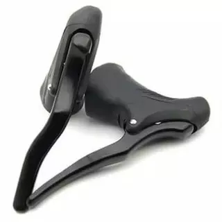 BRAKE LEVER ALLOY ZTTO CBL09 BLACK HANDEL REM SEPEDA BALAP ROADBIKE JADUL FIXIE DLL SEPASANG