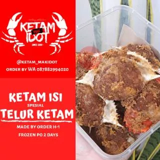 Ketam Isi Spesial Telur Ketam + sambal cocolan