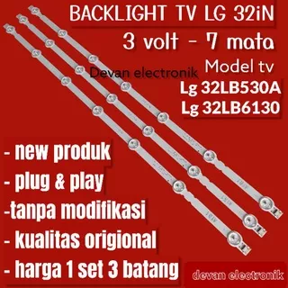 lampu led backlight tv LG 7k 32in - backlight LG 32LB530A - backlight tv led LG 32 inch 32lb530A new