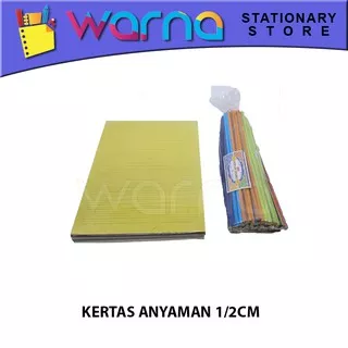 KERTAS ANYAMAN 1/2 CM PRAKARYA ANYAMAN 0,5 CM