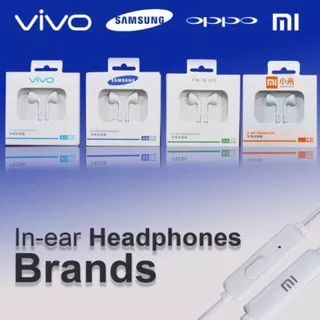 promo!! Beli 1 Gratis 1 Handsfree Headset Earphone MH 133 Oppo/Xiaomi/Vivo/Samsung Putih MURAH