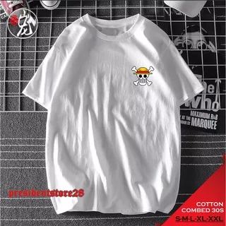 KAOS ONE PIECE TENGKORAK / KAOS ANIME / KAOS LUFFY TENGKORAK / KAOS DISTRO LUFFI ONE PIECE / ONE PIECE BEST SELLER