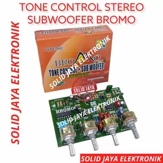 TONE CONTROL STEREO PLUS SUBWOOFER BROMO RANIC - TONE CONTROL STEREO SUBWOOFER RANIC 502