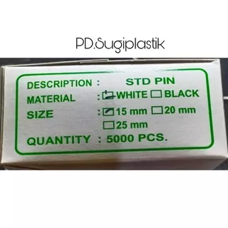 TOP PIN - Tag Pin / Isi Ulang Refill Tag Gun 5000 Pcs