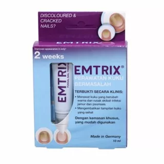 Emtrix 10 ml ( obat kuku menghitam karna jamur kuku )