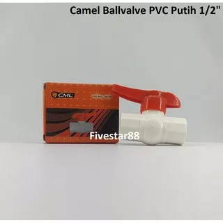 Camel Ballvalve PVC Putih 1/2 Stop Kran StopKeran 1/2inch Stop Keran Stopkran Ballvalve Paralon 1/2