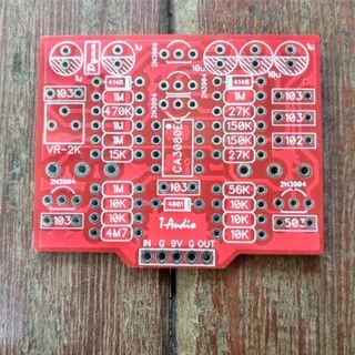 T-AUDIO PCB MXR DYNA COMPRESSOR COMP CLONE GUITAR EFFECT PEDAL EFEK GITAR