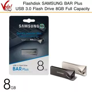 SAMSUNG Flashdisk 8GB BAR Plus USB 3.1 Flash Drive Full Capacity