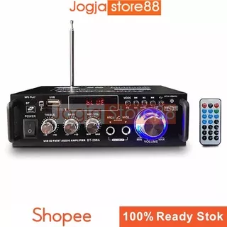 Amplifier 600W | Stereo Hi-Fi Home Theater Bluetooth EQ FM Radio 220v - Black