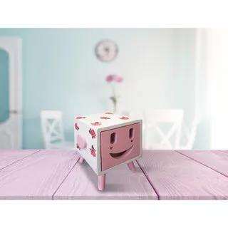 Kotak Tempat Tissue Tissu Tisu Box Smile Custom Warna Shabby Chic Hiasan Rumah Dekorasi