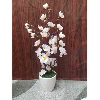 sakura artificial- hiasan meja- bunga plastik- kembang plastik- dekorasi