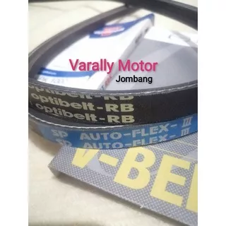 V Belt/Dan Belt/Tali Kipas Set Alternator(Dinamo Ampere) Original & V Belt AC/PS  Mazda 323 Interplay/Astina