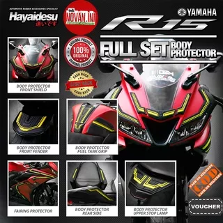 Yamaha R15 V3 Body Protector Full Set Cover Hayaidesu