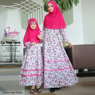 PA GAMIS KATUN JEPANG COUPLE NEW ZARRA MOM&KIDS usia 1-12th(dress bumiil/busui,sarimbit gamis anak)