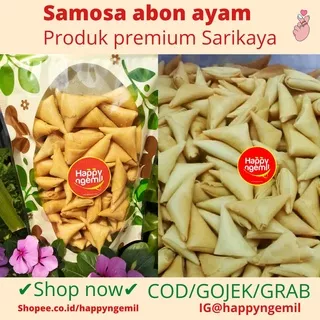 Happyngemil Samosa Abon Ayam Premium  kwalitas Super  Produk Sarikaya