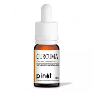 Curcuma Essential Oil Pure and Natural Pinot Minyak Temulawak Rempah Indonesia dengan Botol Pipet