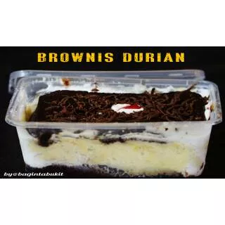 Brownies durian tigan