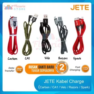 Jete Kabel Micro TypeC Lightening Razors CA1 / Spark / Razor / Velo / Carbon Original [Garansi 2 Tahun]