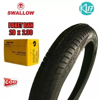 BAN LUAR 20 x 2.30 SWALLOW HUSKY BAN LUAR SEPEDA ANAK 20 BMX PAKET BAN SEPEDA 20 X 2.30 BMX