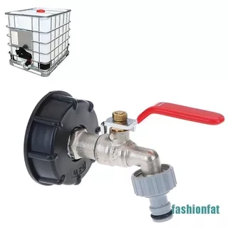 (Fashionfat) Adaptor Tangki Ibc S60X6 Ke Keran Kuningan 1 / 2 