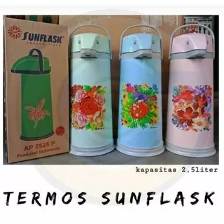 Termos Air Panas Pencet Sunflask 2,5 Liter