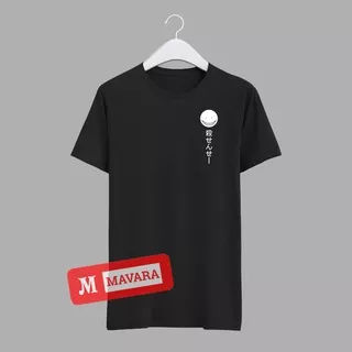 MVA-Kaos Distro Motif Koro Sensei Logo / Kaos Unisex / T-shirt Pria Wanita / Pakaian Pria wanita N-15