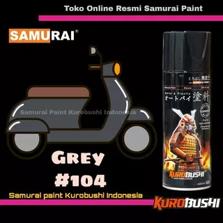 Samurai Paint GREY 104 Warna Standar Abu Abu Cat Semprot Aerosol Samurai