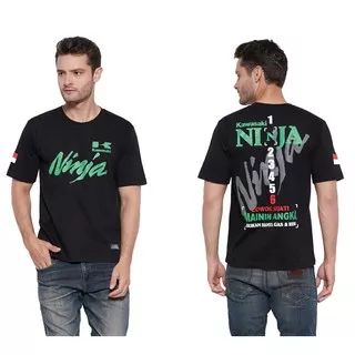 COD Bayar di tempat Kaos Kawasaki Ninja /kaos racing ninja/baju motor ninja/kaos kawasaki ninja