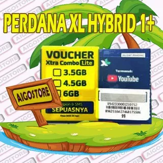 PERDANA XL HYBRID 1+ (3,5GB / 4,5GB / 6GB)