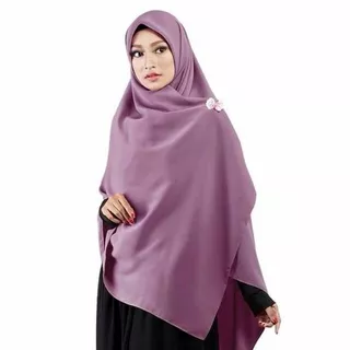 Jilbab Segi Empat Syar`i Jumbo 150x150 Diamond crepe strech Hijab segi empat