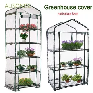 ALISONDZ 2/3/4/5 Tiers Greenhouse Cover Durable Garden Supplies Plant Shed Corrosion Resistant Plant Growing Mini Tunnel Transparent PVC Grow Bag