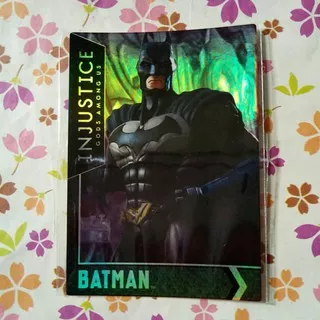 Injustice gold card batman no.32 FOIL