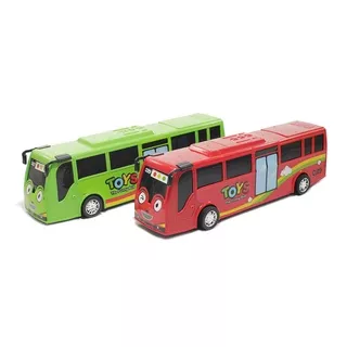 Mainan Anak Mobil-mobilan Bus Polisi / Bus Transjakarta / Bus Kartun / Bus Spongebob Friction