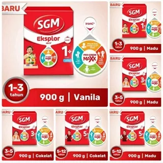 SGM EXPLOR 1+ 3+ 5+ Vanila Madu Coklat 900gr