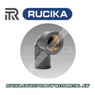 Rucika Keni Elbow Kuningan 1/2  0,5 inch AW KDD Drat Dalam Knee Knie Metal Insert
