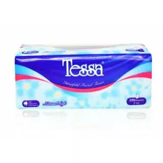 Tissue tessa 250 sheets 2ply / tisu wajah facial tissue tesa murah
