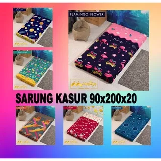 Sarung Kasur Busa Monalisa 90 x 200 T 20 cm / Sprei resleting