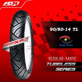 Ban Luar Matic Federal FDR 90/80-14 90/80 300-14 300 Ring 14 Tubeless Sport XR EVO Tubeles Tubles TL