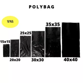 Polybag Hitam ukuran 30 x 30 cm Berkualitas - Banuata