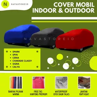 Sarung Cover Mobil Warna Spark / New Spin Ceria Charade Classy Sigra All New Calya All New