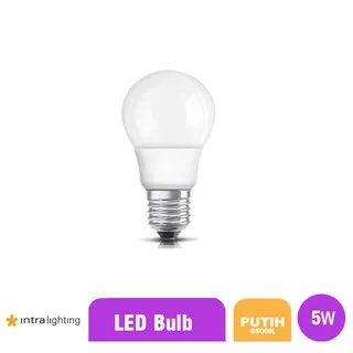 INTRA LED Lampu LED BULB Bohlam Lampu 5 watt 5watt 5 w 5w LAMPU MURAH Berkualitas Putih