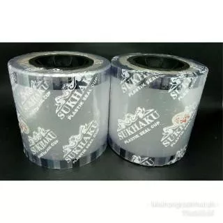 plastik SEAL cup lid sealer cup POLOS MOTIF KARTUN BUAH