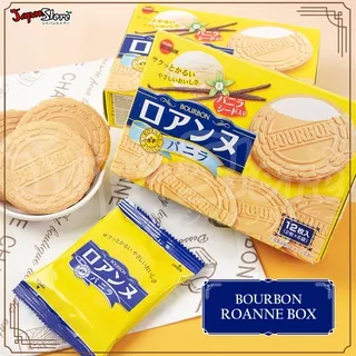 Bourbon Roanne Box : Ice Cream Vanilla Flavor [12 Pcs x 2 Keping]