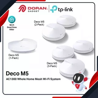 TP-Link TPLink TP Link Deco M5 AC1300 ( 3 pack / 2 pack / 1 pack ) Whole Home Mesh Wi-Fi System - Garansi 1 tahun