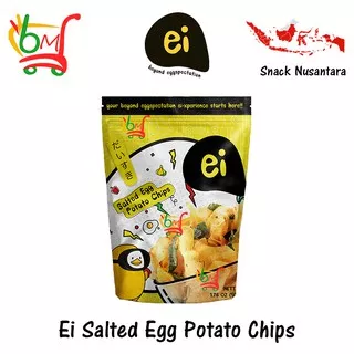 Ei Salted Egg Potato Chips Salted Egg Keripik Kentang Telur Asin Premium Enak Banget - 60gr